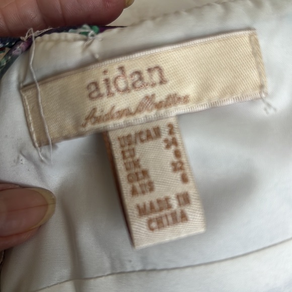 Multi color gown with side cutouts - Picture 12 of 12